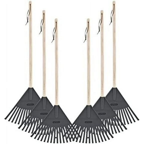 6 Pack Kids Rake, Grey