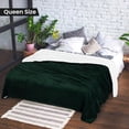 thumbnail image 2 of Colcha Utopia, cama Sherpa, tamaño queen, color verde bosque, 230 x 230 cm, 2 of 8