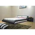 Greatime B1211 Modern Platform Bed, California King, Black&White