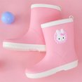 thumbnail image 3 of Children Rain Boots Comfortable Wrapped Cartoon Removble Interior Design Kids Rain Shoes, 3 of 4