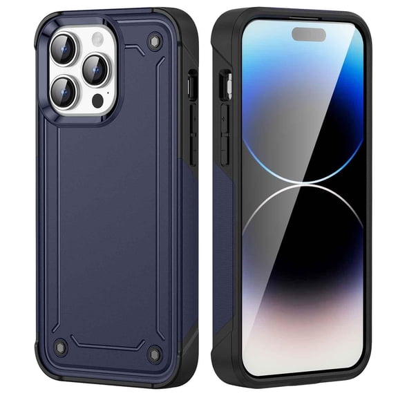 Funda TEKKU Tough Cover iPhone 15 PRO MAX Azul