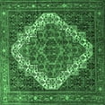 thumbnail image 1 of Ahgly Company Indoor Square Persian Emerald Green Traditional Area Rugs, 6' Square, 1 of 4