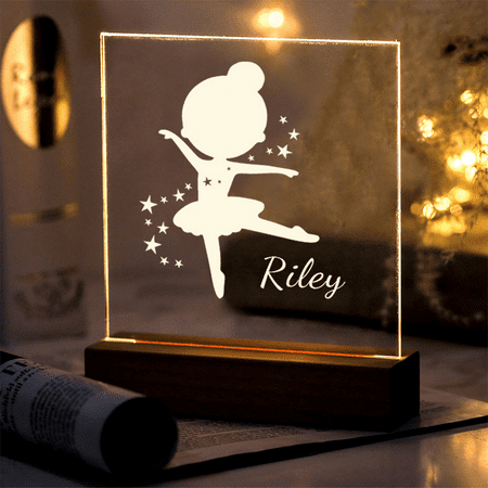 

Personalized 3D Night Light Children S LED Night Light Customized Name Acrylic Night Light Decorative Decoration Atmosphere Desk Light - E036