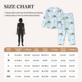 thumbnail image 4 of Balery Cartoon Turtle Conjunto de Pijama con Estampado para Mujer, Conjunto de Dos Piezas con Manga Larga, Ropa de Dormir Suave con Bolsillos, Pijamas Cómodos-Medium, 4 of 7