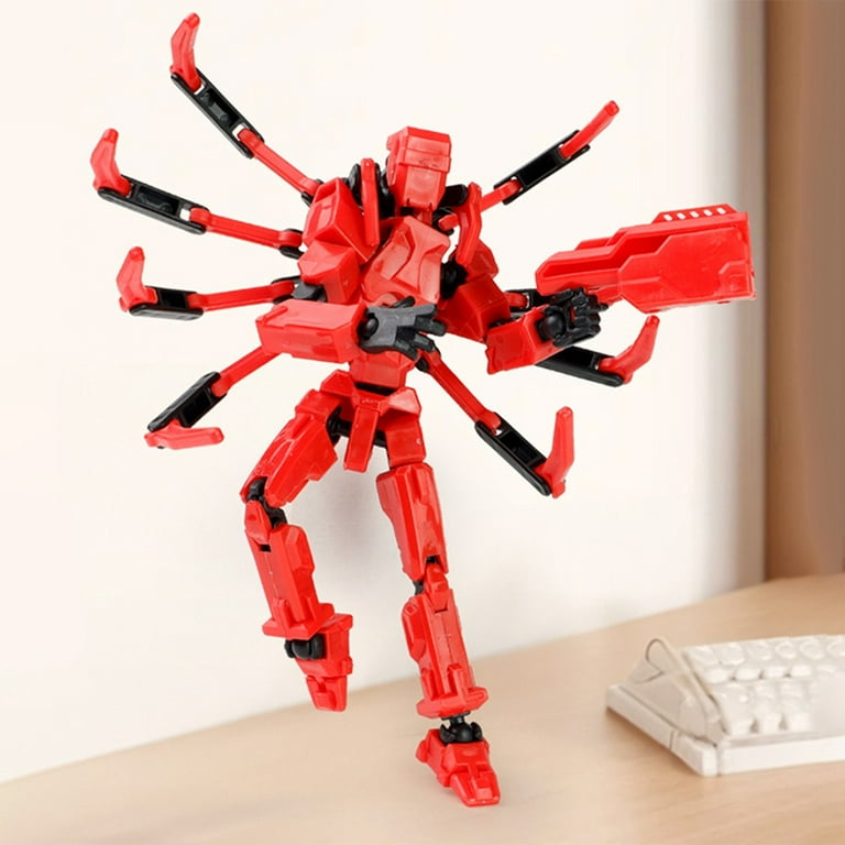 T13 Action Figure Spider Robot 5.2 Inch, Assembly Required Dummy