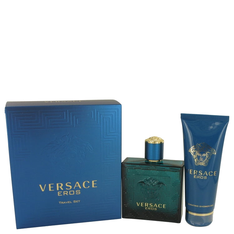 Versace Eros by Versace Gift Set -- 3.4 