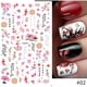 thumbnail image 1 of Calcomanía 3D para uñas de mariposa blanca y negra, calcomanías geométricas, calcomanías de flores doradas DIY, diseños para decoración de manicura y salón de uñas Tan Jianjun unisex, 1 of 2