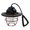 Black, variant on Retro Rechargeable LED Camping Lantern, Multi Level Dimmable Outdoor Lighting Gear, Waterproof Drop Resistant Tent Illuminator, Dual Placement Emergency Night Light, Lightweight Adventure Lamp