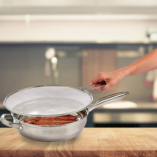 Écran Anti-Éclaboussures en Acier Inoxydable Pare-Éclaboussures Écran Anti-Éclaboussures de Cuisine Écran à Maille Fine Pare-Éclaboussures Écran Anti-Éclaboussures de Cuisine Pare-Éclaboussures en Acier Inoxydable Écran à Maille Fine