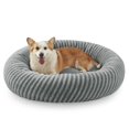 thumbnail image 1 of Cama para perro MIXJOY Donut acogedora lavable con funda removible gris, 1 of 7