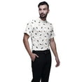 thumbnail image 2 of BESTMAN Printed Shirts For Men Short Sleeve Button Down Casual Cotton Shirt, 2 of 5