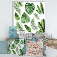 thumbnail image 2 of Designart 'Close Up Of Tropical Leaf Of Monstera V' Farmhouse Framed Canvas Wall Art Print, 2 of 5