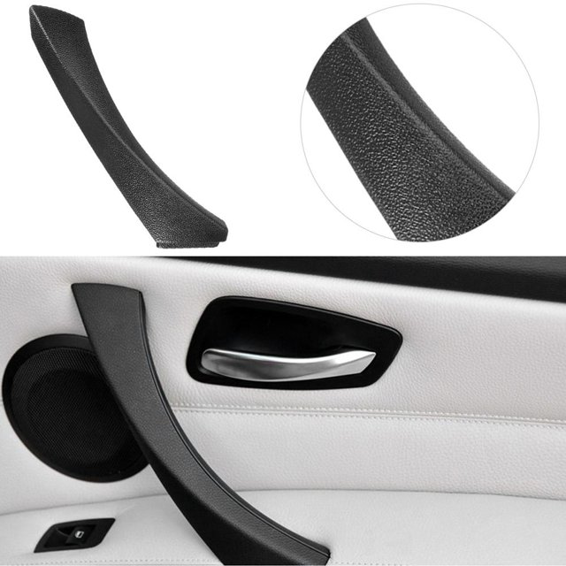 Cubierta de la manija de la puerta interior del automóvil para BMW Sedan E90 323i 2006-2006 (negro)