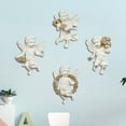 thumbnail image 5 of 3D European Cherub Harvest Wall Statues Sculptures Angel Living Room Coffee Shop Restaurant Figurine Religious Gift, 5 of 6