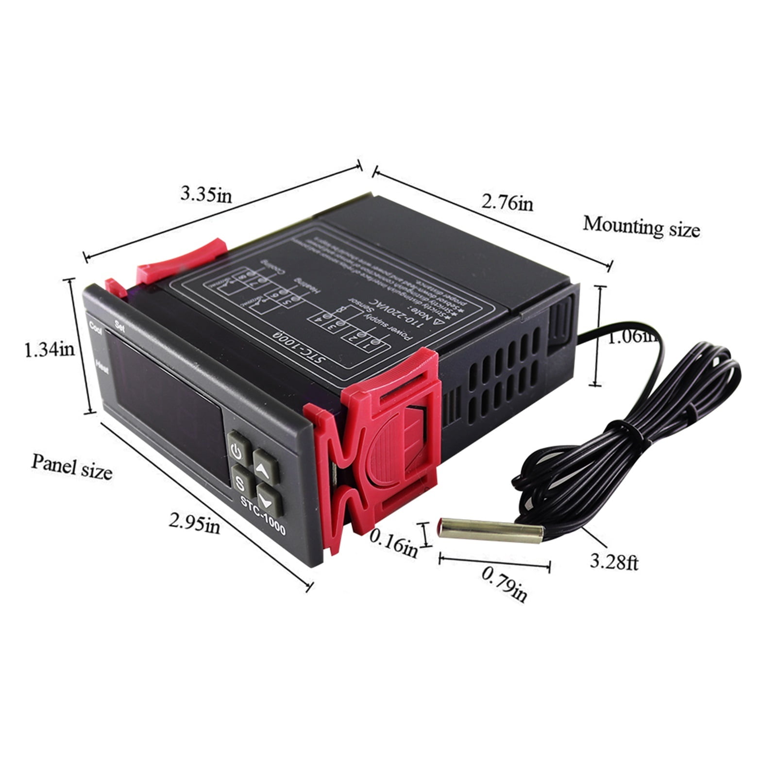 STC-1000 Digital Temperature Controller Thermostat Thermoregulator incubator Relay Heating Cooling ,Simple Operation