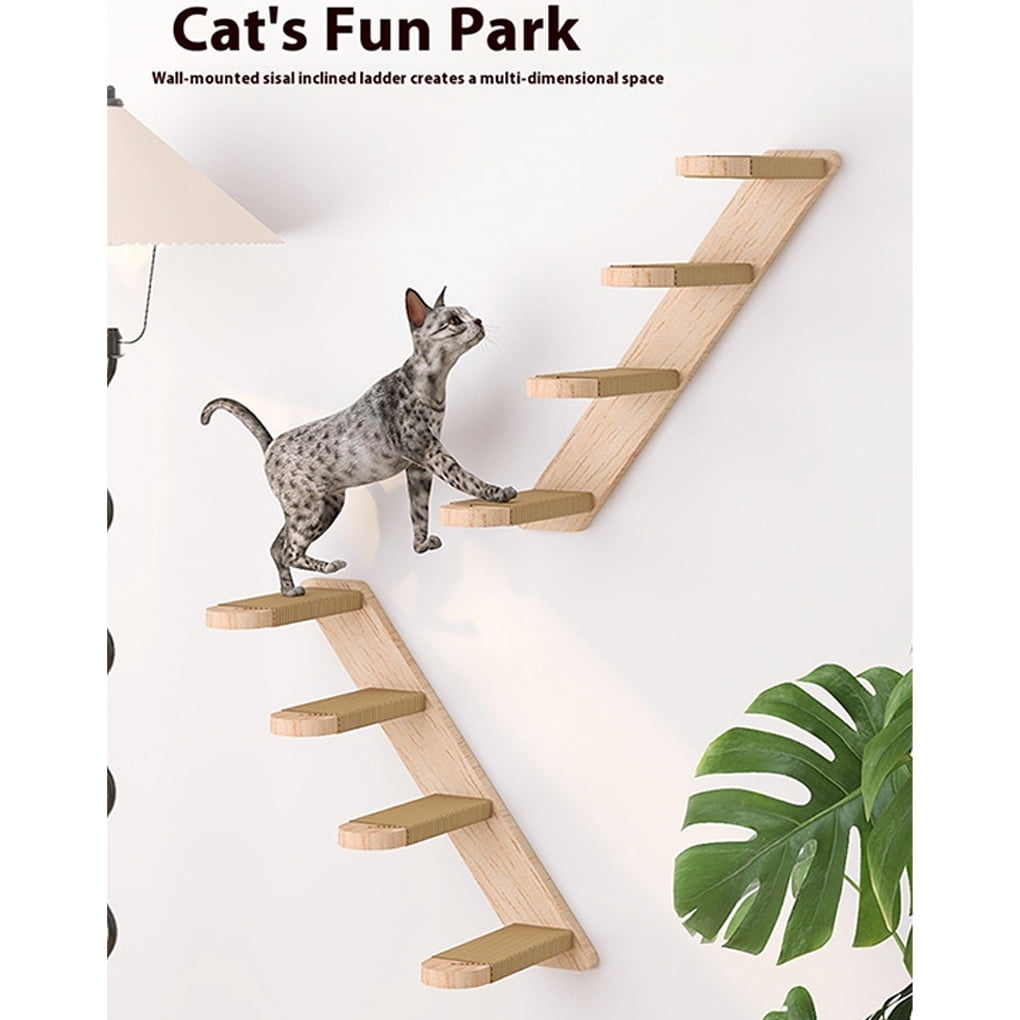 Youkk Katzen Kletterwand Set Cat Climbing Experience Unleash Cats