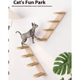 thumbnail image 2 of QualitChoice Cat S Natural Instincts Katzentreppe Wand Elemente Rounded Of Steps To Avoid Injuries When Cat Jumps khaki,carton box Two steps, 2 of 6