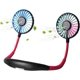 thumbnail image 1 of Upgraded Version Portable Neck Fan, Color Changing LED, with Aromatherapy, 360 Free Rotation, and Lower Noise Strong Airflow Headphone Design for Spor, 1 of 4