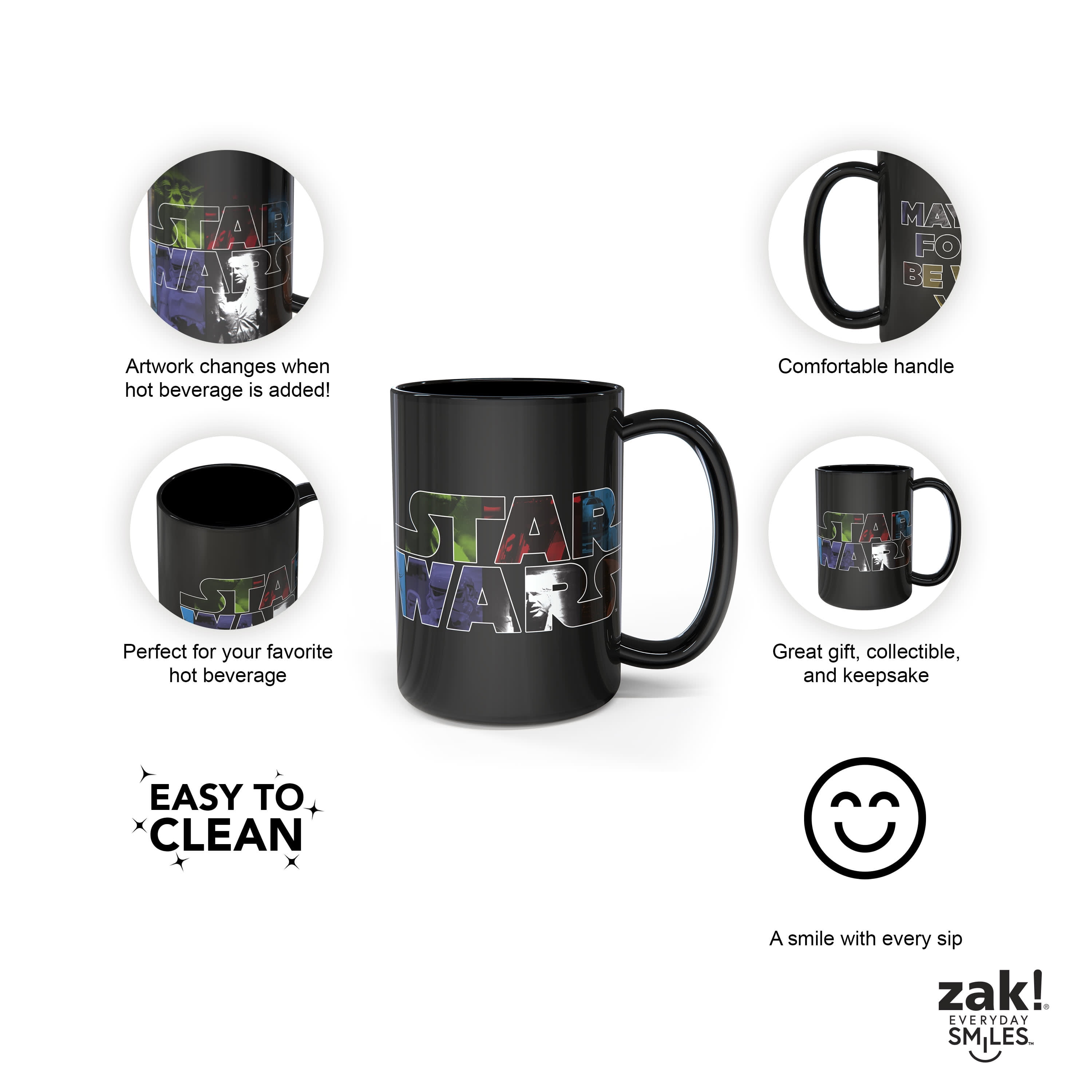 Zak! Designs Star Wars Episode Color Change Ceramic Mug, 1 ct - Kroger