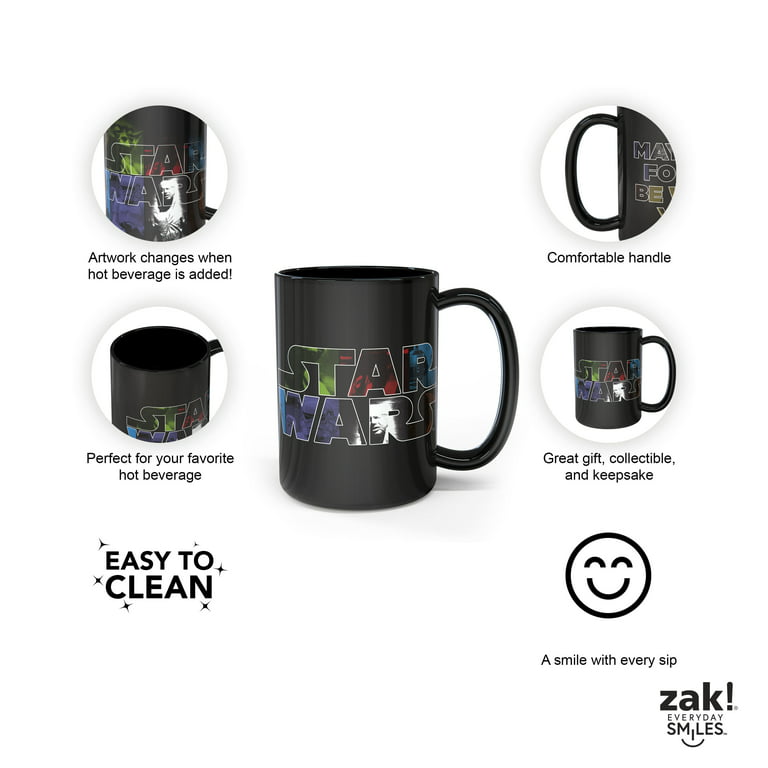 Zak Designs Star Wars Ep4 Chewbacca Unique 3D Character Sculpted Ceramic,  Collectible Keepsake and Wonderful Coffee Mug