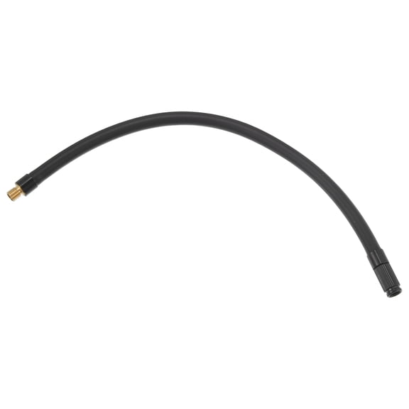 Unique Bargains 30cm Tire Inflator Extension Hose Chuck Adapter Air Pump Tube Tire Valve Black Connection Pipe for Car
