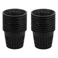 thumbnail image 4 of HEMOTON  50 Pcs Plastic Nursery Pots Plant Nets for Hydroponics Black, 4 of 8