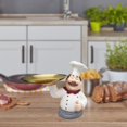 thumbnail image 3 of Estatuilla de resina, escultura nórdica, adornos de cocina, tículos de decoración, tesanía coleccionable pa cocina, oficina, porche, dec Bandeja Baoblaze Figurilla de Chef, 3 of 7