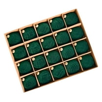 geerera 20-Pack Velvet Christmas Balls, 2.4 Inch Flocked Tree Ornaments, Plastic Hanging Decor, for Holiday Displays, Party Decorations, Gift Wrapping