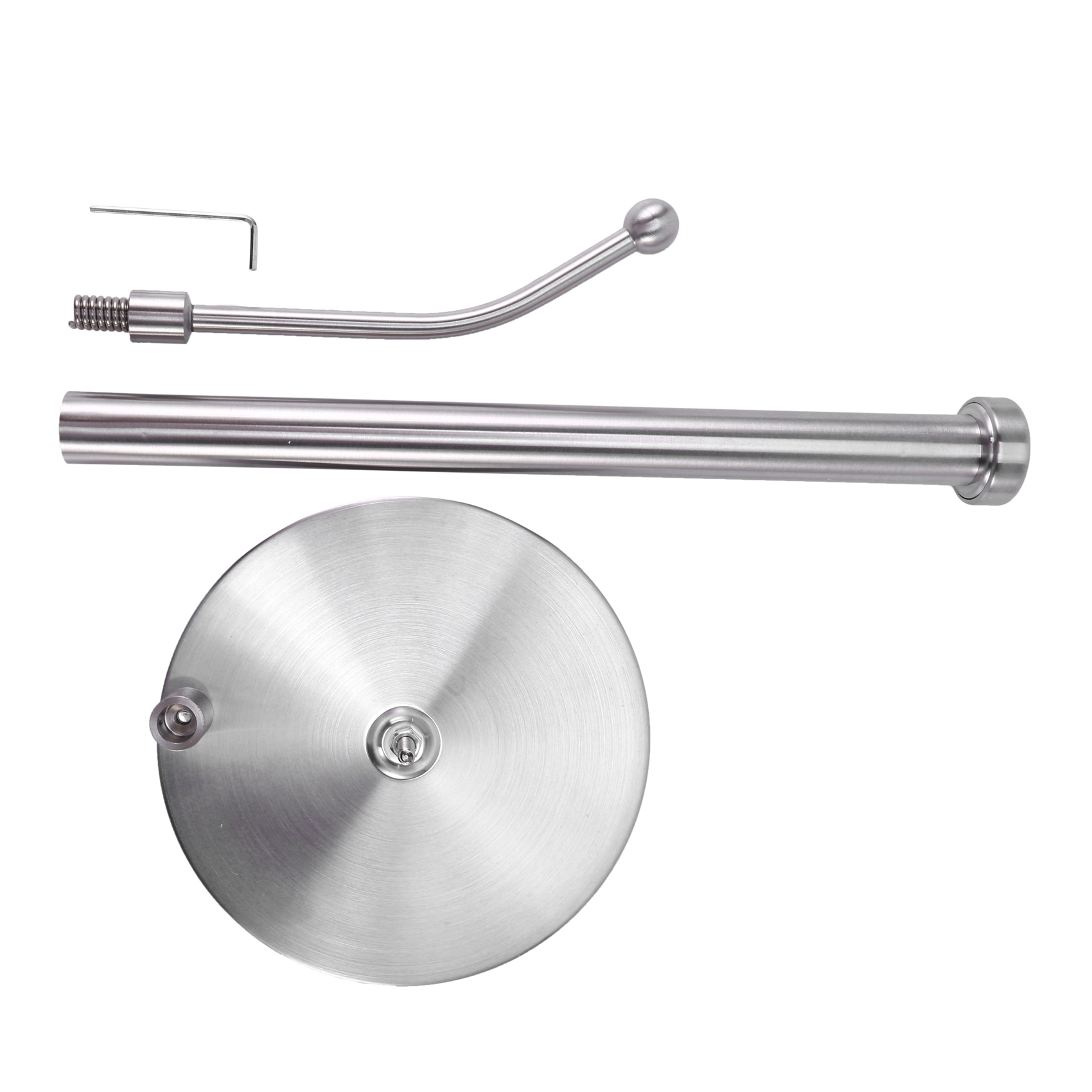 Paper Towel Holder Stainless Steel Standing Tissue Holder One-Handed Tear, Perfect Modern Design for Kitchen Keeps Kitchens Countertop Tidy