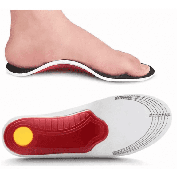 Woaeety High Arch Support Shoe Insoles Inserts for Flat Feet - Orthotic Insoles High Arch for Men Women Arch Pain, Plantar Fasciitis Relief Insoles,Arch Supports Standing All Day (M)