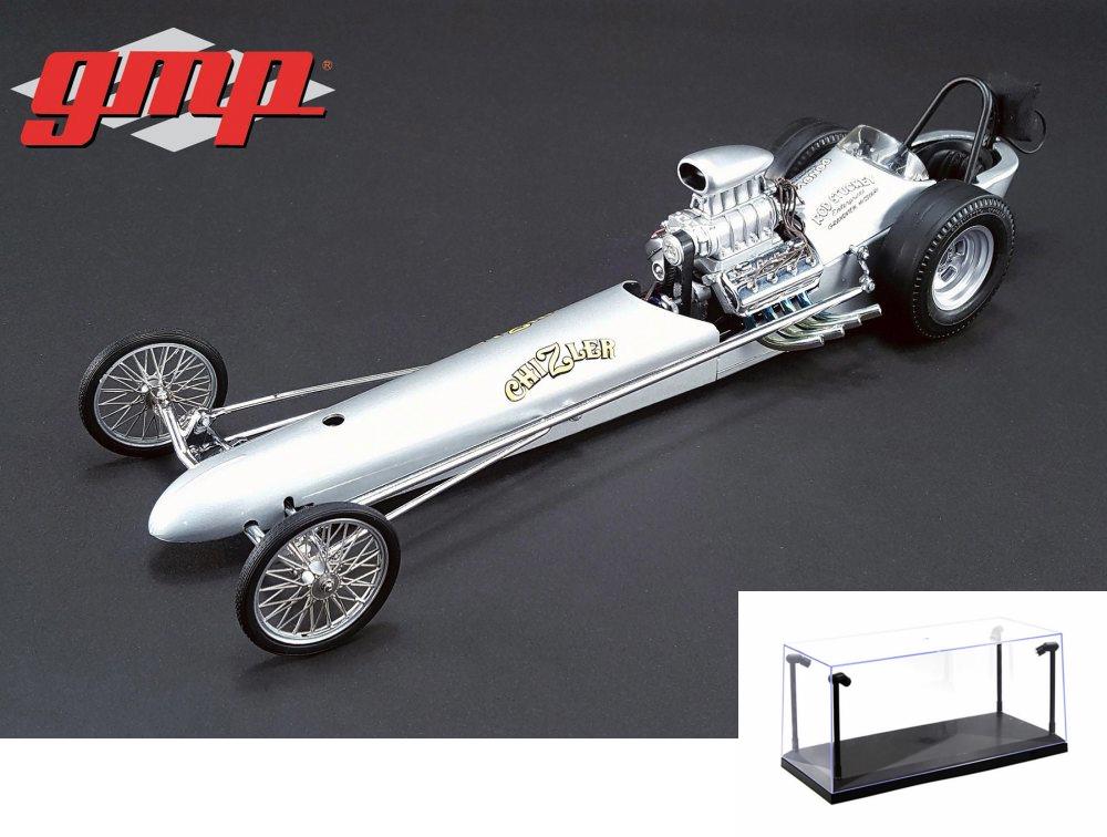 Diecast Car & LED Display Case Package The Chizler V Vintage Dragster