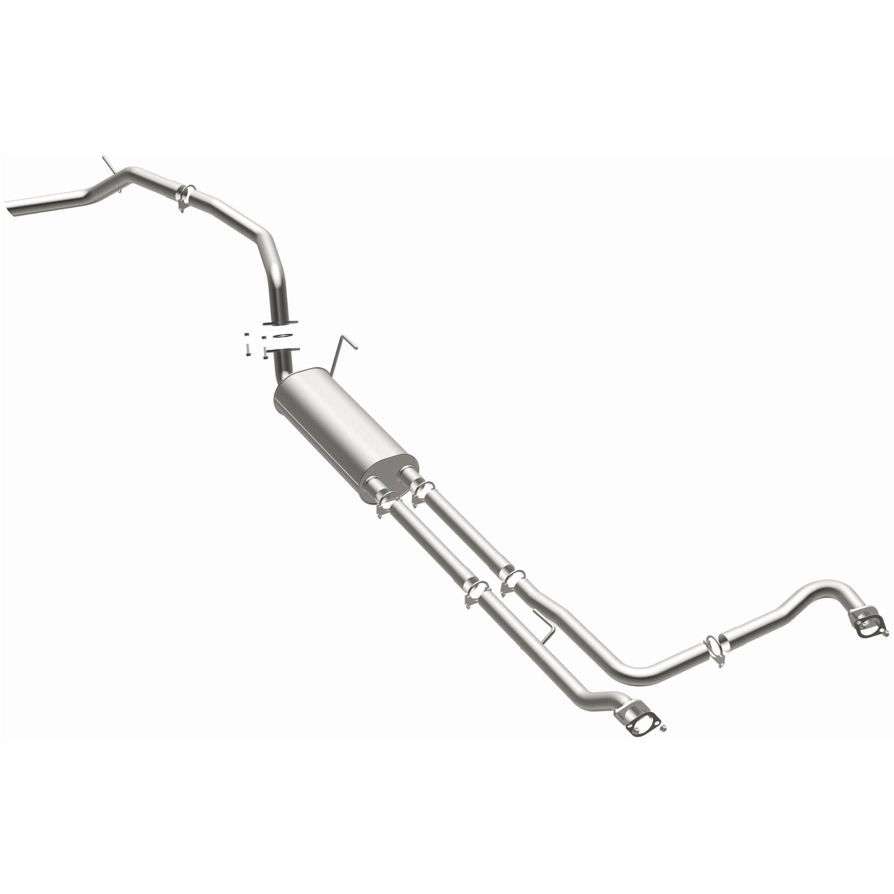 BRExhaust OE Replacement Exhaust System Kit 106-0742: Compatible with 2007-2010 INFINITI QX56 5.6L, 2007-2015 Nissan Armada 5.6L, 2004-2015 Nissan TITAN 5.6L