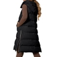 thumbnail image 2 of Autumn Winter Women Sleeveless Hooded Vest Coat Down Vest Jacket, 2 of 4