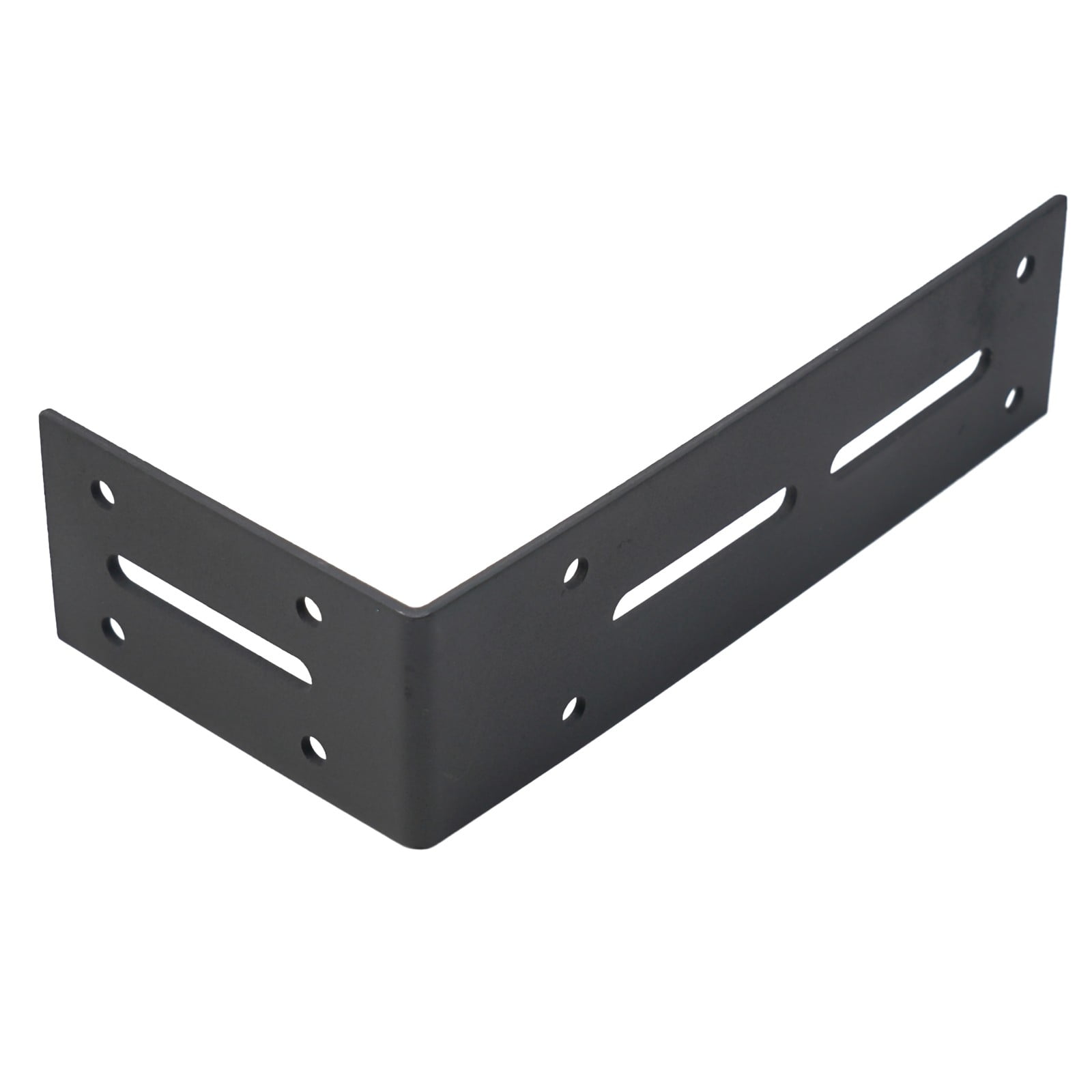 Lylong Home Essentials 1Pcs Heavy Duty Industrial L Shape Adjustable Corner Shelf Brackets Black
