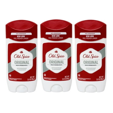Old Spice High Endurance Original Anti-Perspirant & Deodorant 3 oz. Stick (Pack of 3)