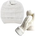 thumbnail image 1 of Guantes de invierno para mujer, manoplas con forro cálido, guantes gruesos de punto de lana acogedor, manoplas novedosas, accesorios para clima frío de invierno MFZFUKR CJWUS-3516, 1 of 6