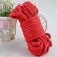 thumbnail image 4 of Soft Cotton Rope 10m Long 8mm Thick Multipurpose Durable Long Rope. Tie Rope Lace Rope (2 Packs, Black + Red), 4 of 5