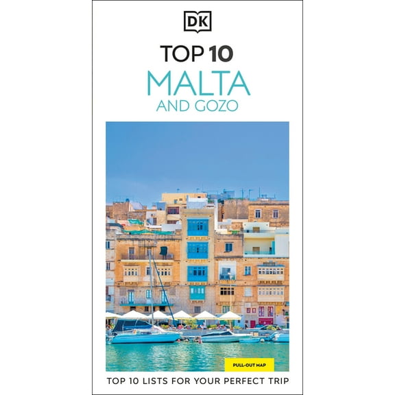 Pocket Travel Guide DK Top 10 Malta and Gozo: Top 10 Lists for Your Perfect Trip, Plus an All-Weather Folded Map, (Paperback)