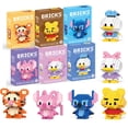 thumbnail image 2 of Figuras de acción de Disney, bloques de construcción, juguetes, figuras de anime, imagen del pato Donald, Pooh, oso, Stitch, muñecos, rompecabezas para niños, juguetes de ensamblaje, ladrillos, ventas, 2 of 5