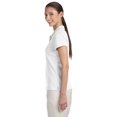 thumbnail image 2 of Adidas Women's 3-Stripe ClimaLite Solid Polo Shirt, X-Large White -, 2 of 2