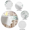 thumbnail image 6 of Teal Eucalyptus Leaves Tablecloth Rectangle Table Cloth 60x102 , Waterproof Tablecloth Outdoor Table Cloth, Spring Floral Summer Botanical Washable Table Cover for Kitchen Dining Party, 6 of 8