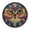 Colorful Owl Face, variant on Voice Activated Clock with Glow Light 12 Inch Large Silent Wall Clock Battery Operated for Home Decor Zebra Print