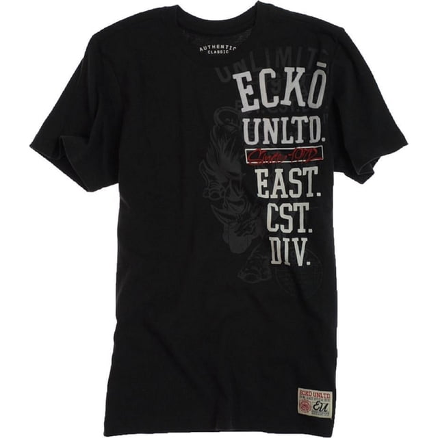 Ecko Unltd. Camiseta gráfica Vert Rhino Better para hombre, negra, XXX-Large