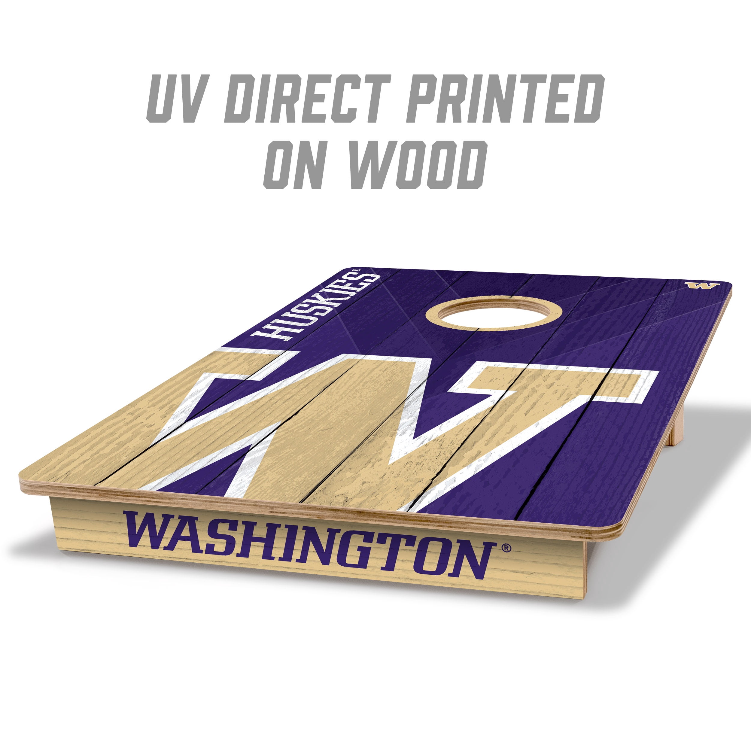 YouTheFan NCAA Washington Huskies 2' x 3' Cornhole Game No Bags