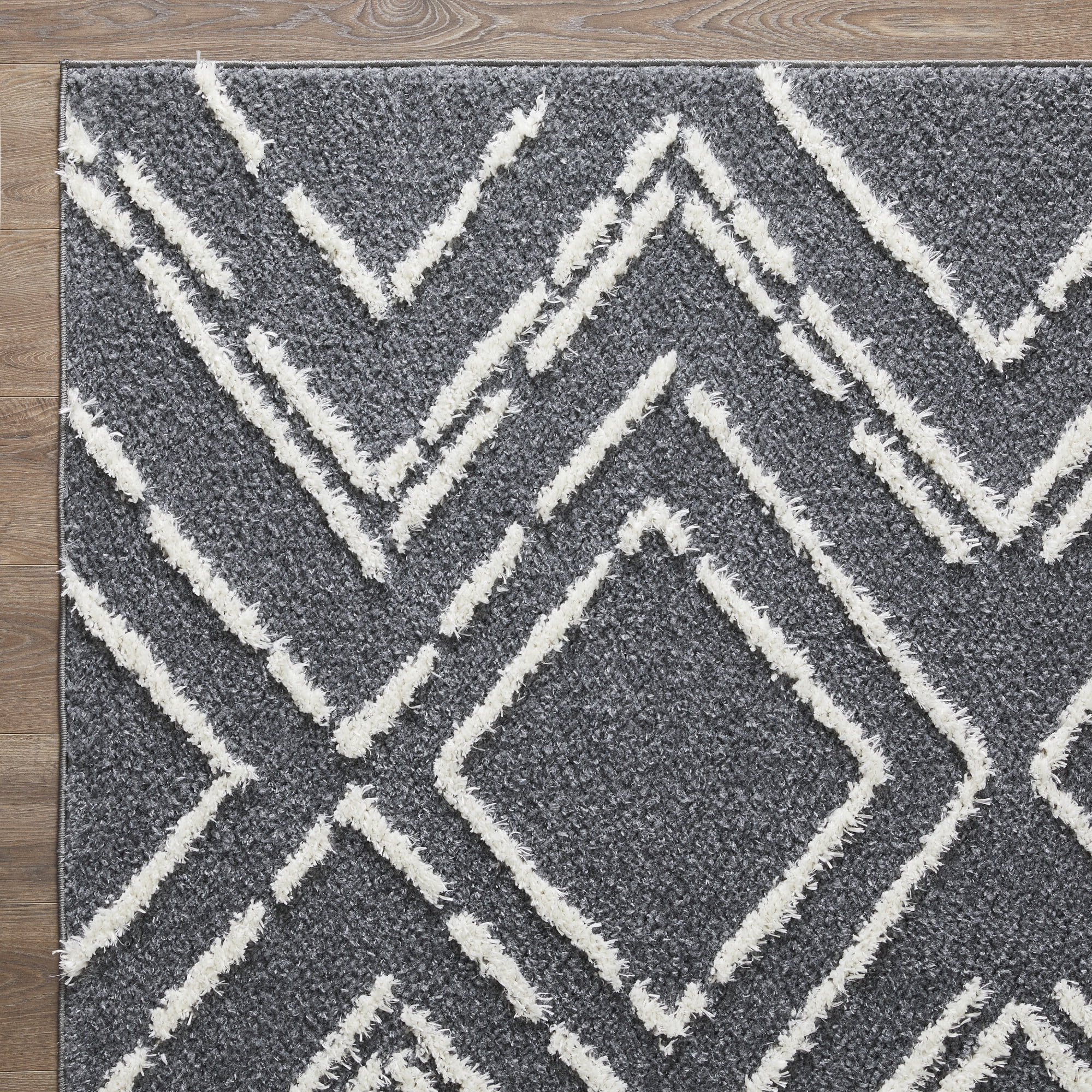 Loomaknoti Vemoa Armeley 3' x 5' Blue Geometric Indoor Accent Rug