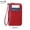 Bright Red, variant on New RFID anti-magnetic wallet with zipper, passport bag, document bag, ticket storage bag, multifunctional passport wallet