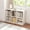 White, variant on 4 Cube Organizer Bookcase - Fabric Storage Bins Container, Open Shelf Simple Compartments Bookshelf, Oak