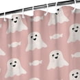 thumbnail image 3 of Cute Ghost Halloween Pattern Shower Curtain 36"x72" ,Bathroom Decorative Shower Curtains Set with 12 Hooks,Modern Waterproof Washable Shower Curtain, 3 of 6