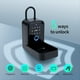 thumbnail image 4 of Caja de Bloqueo con Llave Inteligente, Huella Digital, Control, Llave, ContraseñA, Tarjeta de Acceso, Desbloqueo por Bluetooth, Seguridad de Oficina - Montado en la Pared, 4 of 5