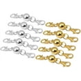 thumbnail image 3 of 10 Pcs Lobster Clasps Ball Buckles Closures Converter for Jewelry Necklace Bracelet Making Gold, 3 of 4